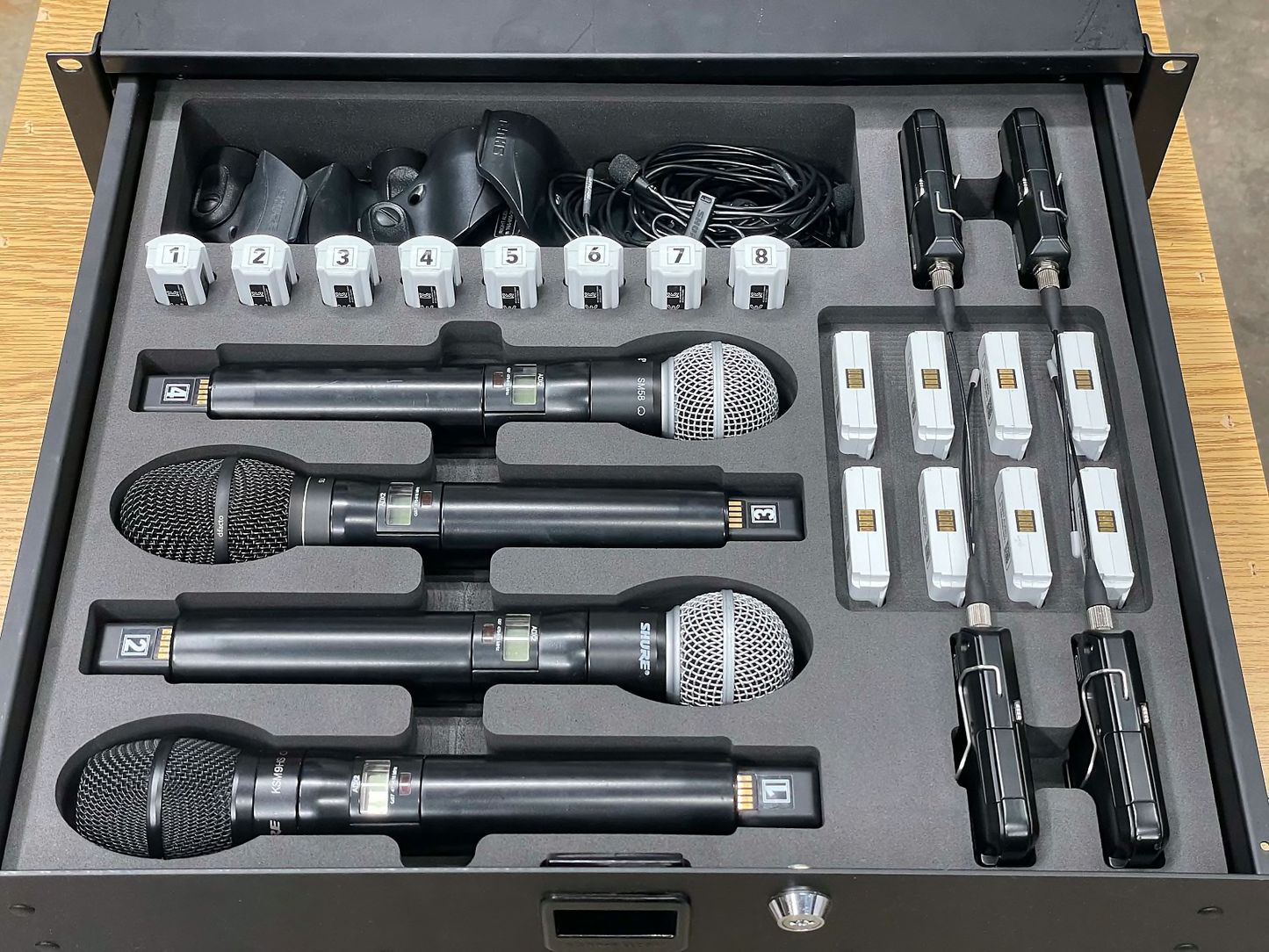 Foam Insert for Shure Axient Digital ADX2 Wireless Handheld and ADX1 Body Pack Transmitters