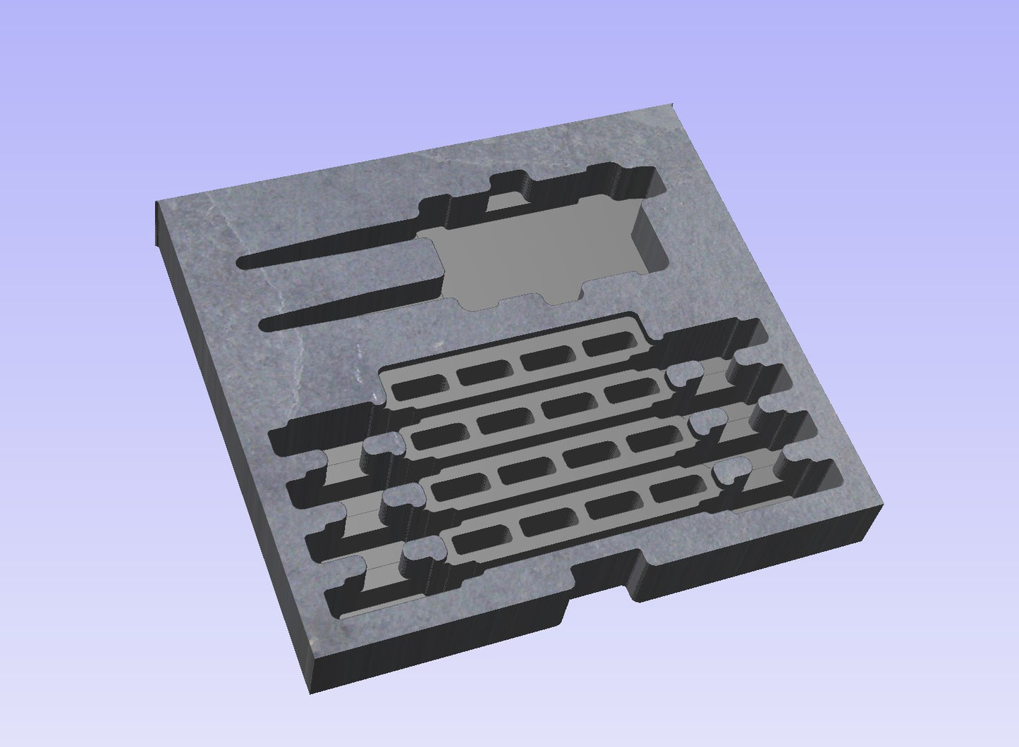Foam Insert for Shure Axient Digital PSM ADXR IEM receivers