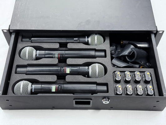 Shallow Drawer Foam Insert for Shure Wireless Handheld Microphones