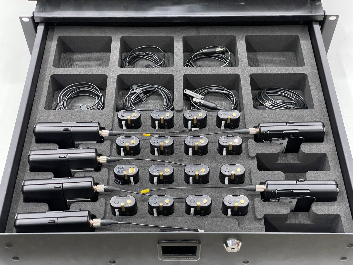 Foam Insert for (8) Shure Wireless Body Pack Transmitters