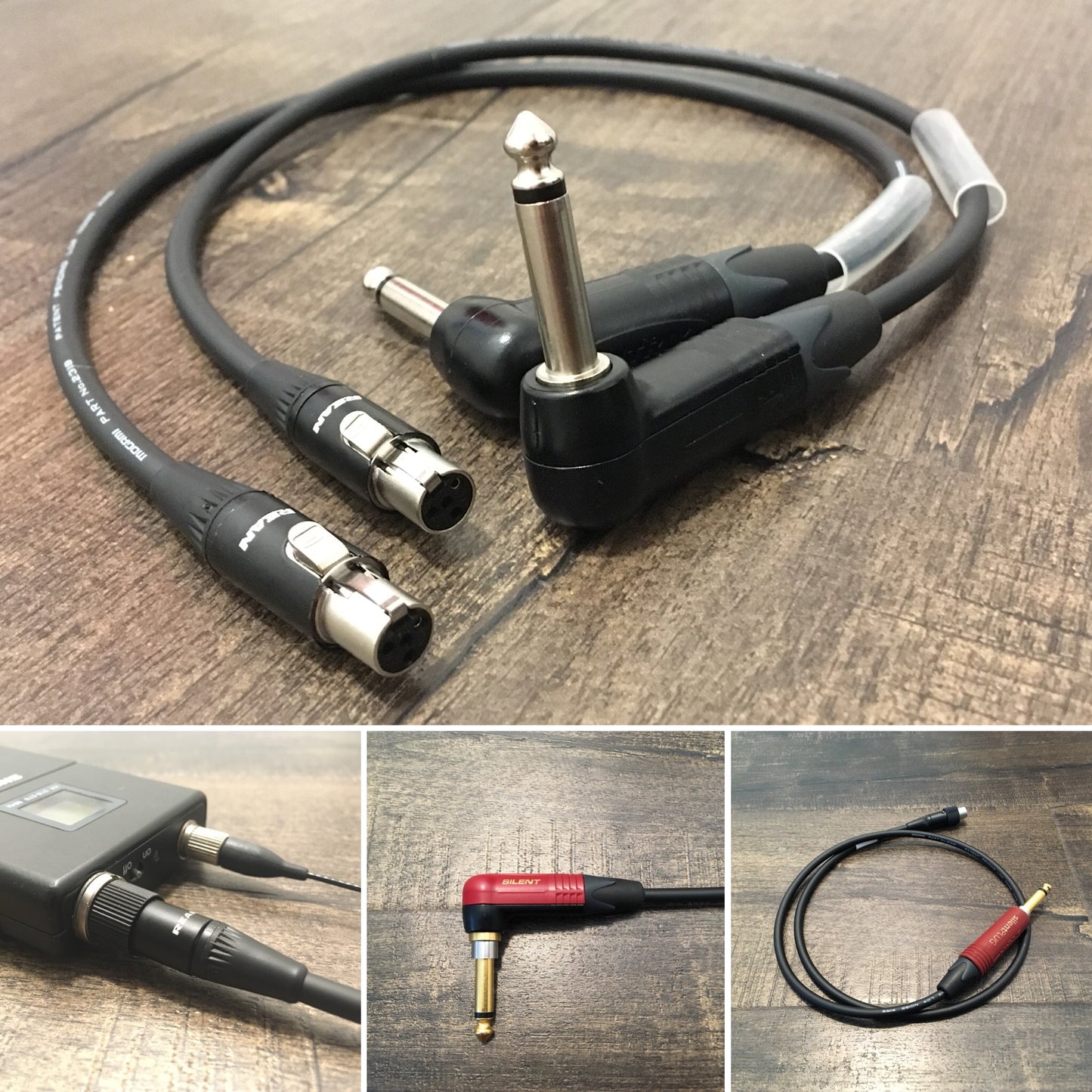 Premium Locking Instrument Cable for Shure Wireless Axient ULXD QLXD UHFR